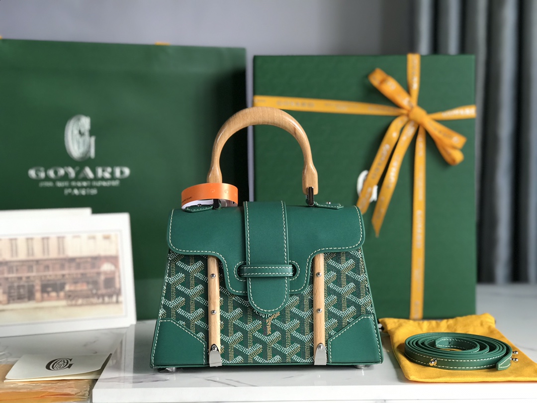 Saigon Structure Mini Handbag Shoulder Bag In Green